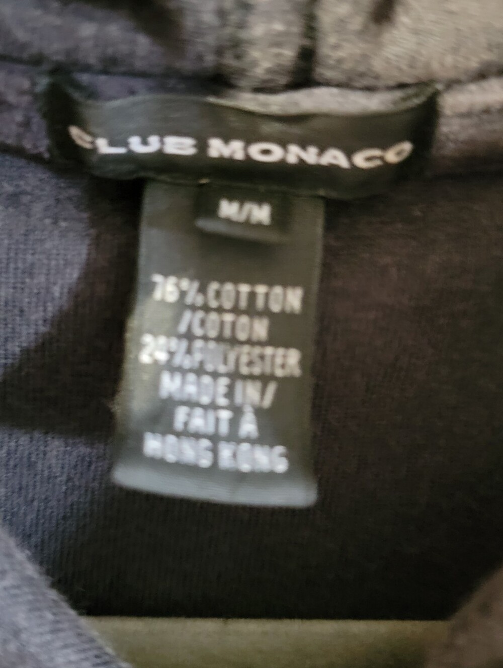 Club Monaco Vintage Zip-Up - Picture 5 of 5